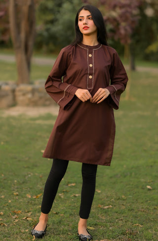 Dark Brown Kurti