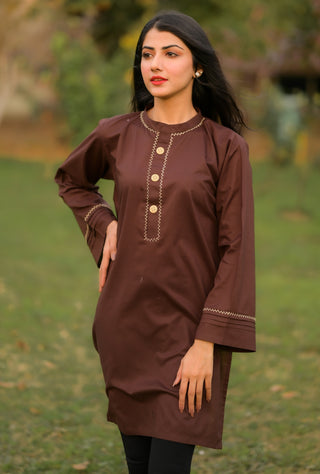 Dark Brown Kurti