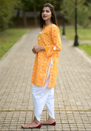 Summery Orange Kurti