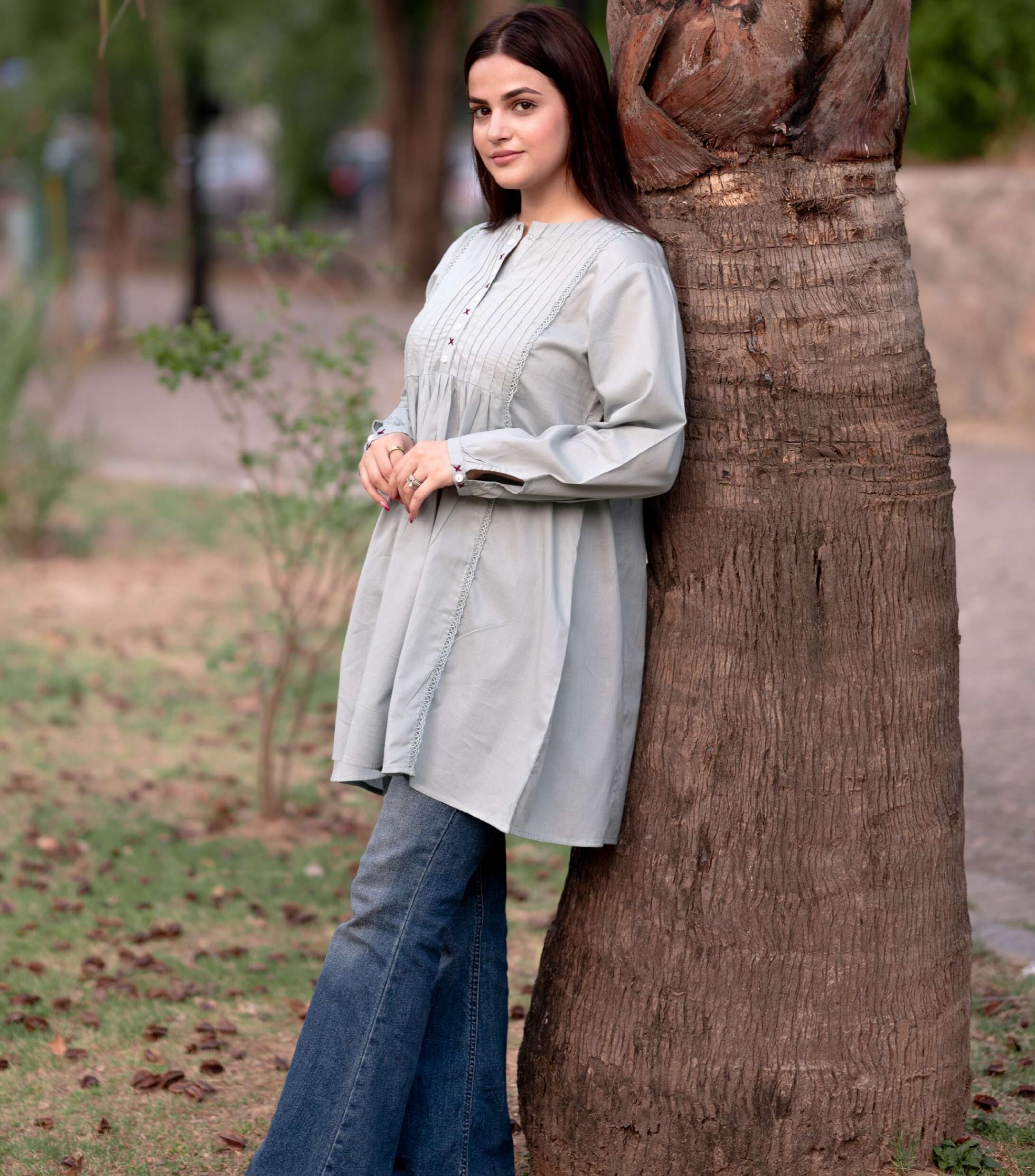 Bluish Grey Shirt